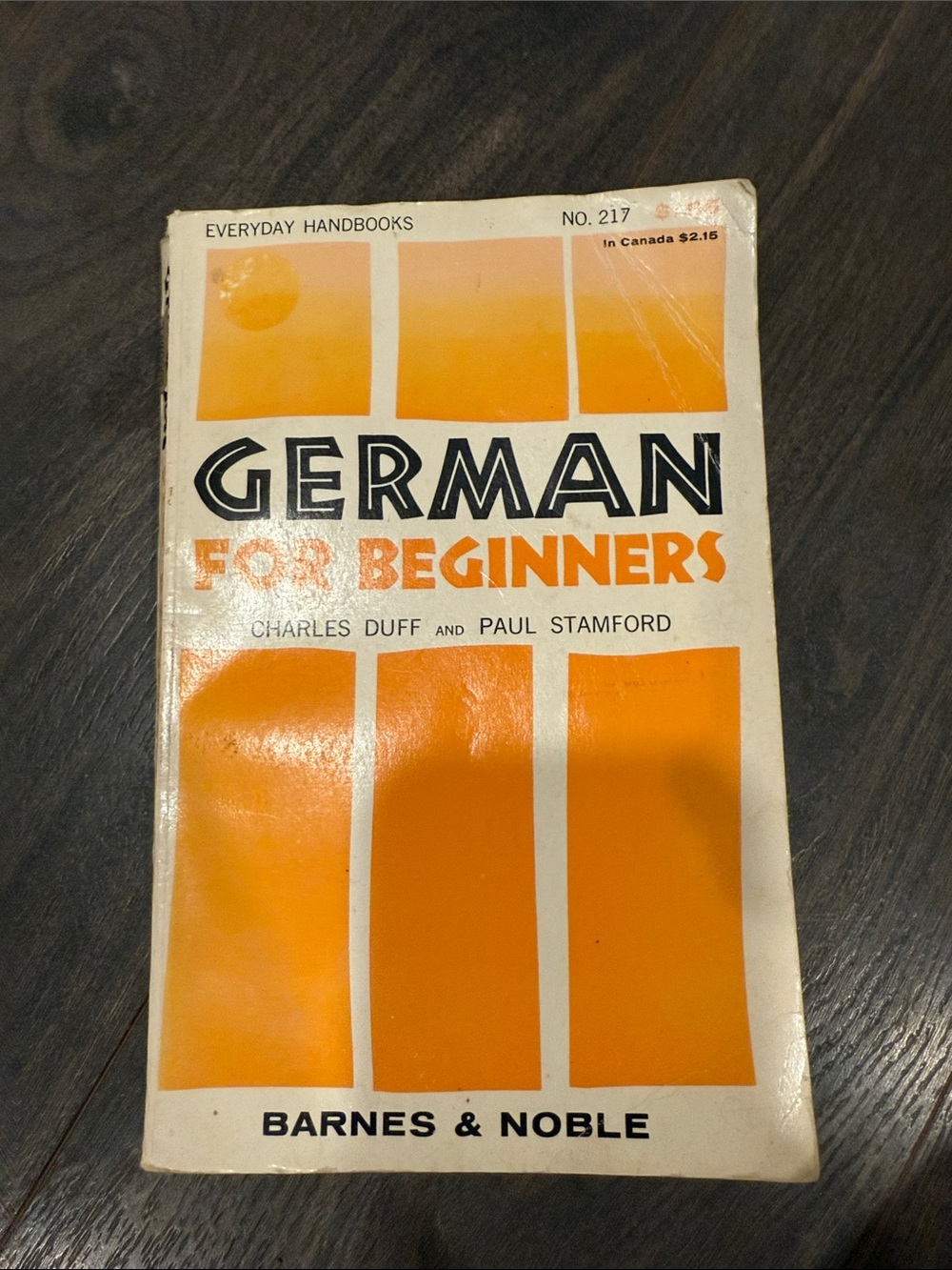 Barnes & Noble German for Beginners - Orange and White Cover 7:28